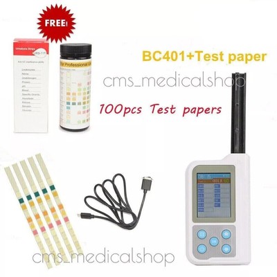 Handheld BC401BT Blutooth Urine Analyzer Digital+100 Test Strips 11 Parameters