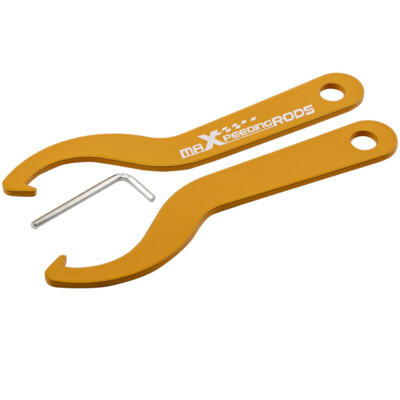 COILOVER ADJUSTMENT TOOL AFTERMARKET SUSPENSION SPANNER WRENCH GOLDEN COLOR
