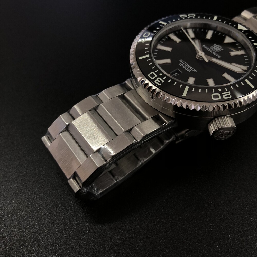 Pre-owned Steeldive Men Diving Watch Automatic Wristwatch Diver 1000m Waterproof Luminous