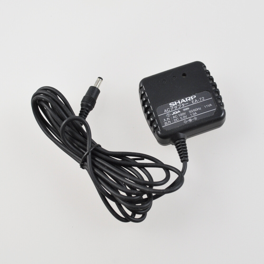 SHARP Zaurus 本体 + ACアダプター SL-C1000 Original Sharp EA-72 AC Adapter for Zaurus SL-C860 / C1000