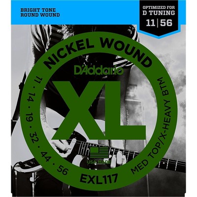 D'Addario EXL117 M Top/XHvy Btm Nkl-Wnd Elec Gtr Strngs