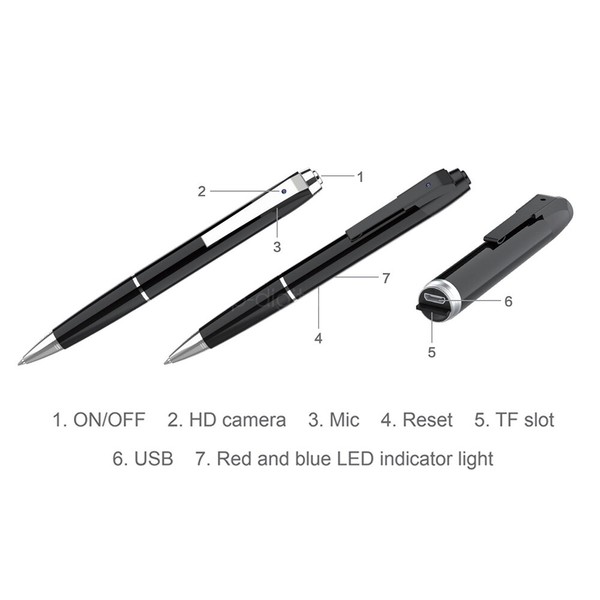 1080P HD Pocket Pen Camera Hidden Cam Mini Body Video Recorder DVR Security CAM - Image 10