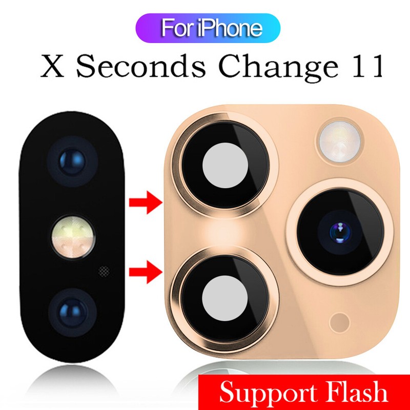 Len Sticker For Iphone X Xs Xs Max Camera Cover Change To Fake Iphone 11 Pro Max Ebay