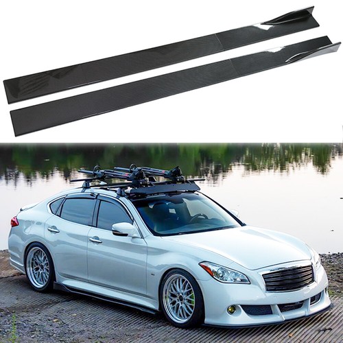 78.7'' Carbon Fiber Side Skirt Splitter Rocker Panels For