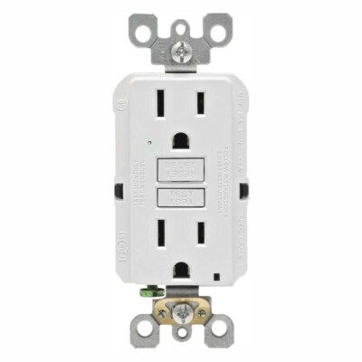 Hardwired GFCI Receptacle Outlet Plug With Wifi 4K UHD  Nanny Camera