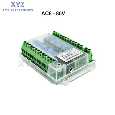8 Channel Wireless RF Remote Control Switch Relay Module DC8-86V / AC110-275V US