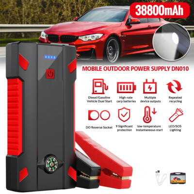 Car Jump Starter with Air Compressor Battery Pack Charger & 150PSI Air Tire Pump