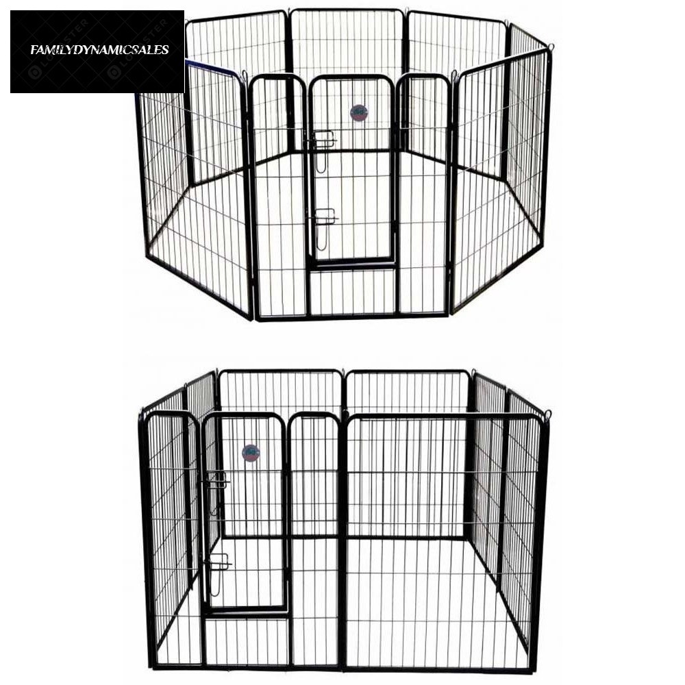 Go Pet Club Heavy Duty 8-panel Pet Exercise Pen, New