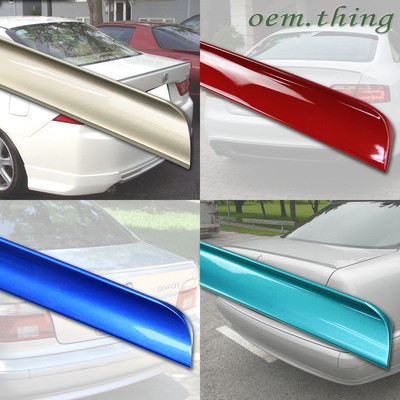 PAINTED Fit FOR SAAB AERO 9 5 4DR Sedan Rear Trunk Lip Spoiler 06-09