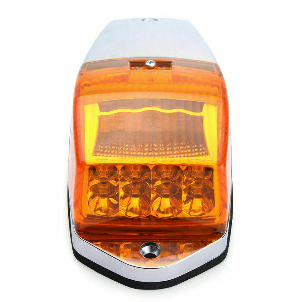 5x Amber Cab Marker Warn Light Top Roof Light LED For Trucks Peterbilt