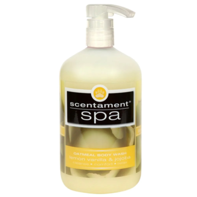 New! SCENTAMENT SPA OATMEAL BODY WASH 16 oz. For pets with dry senstive skin