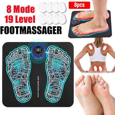 Portable EMS Foot Massager Neuropathy Feet for Circulation and Pain Relief USA