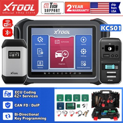 XTOOL D9 OBD2 Scanner Bi-Directional Diagnostic Tool KC501 K!ey Programmer TPMS
