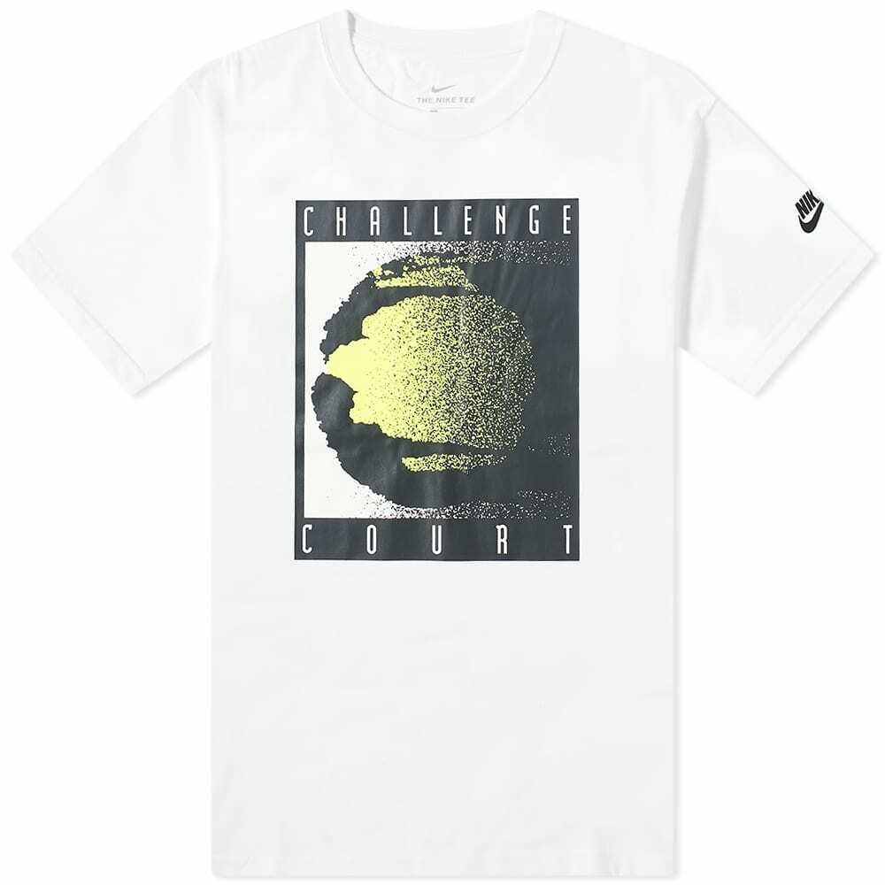 【アップルディバイド】NIKE CHALLENGE COURT Tシャツ Vintage Nike Challenge Court racket and tennis ball T Shirt