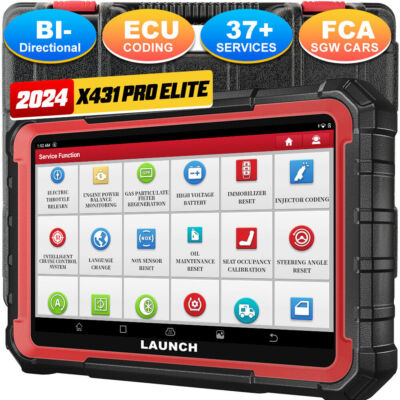 2024 Newest Launch X431 Pro Elite Coding Car Full System Diagnostic Scanner Tool