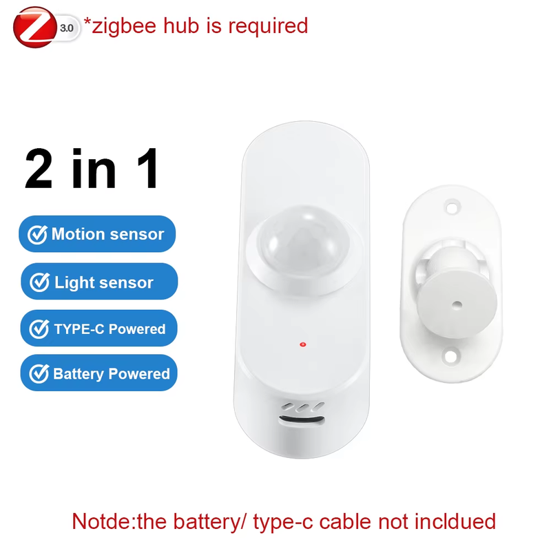 Smart Zigbee Human Presence Sensor 24G Mmwave Radar Motion Light Detector Smart
