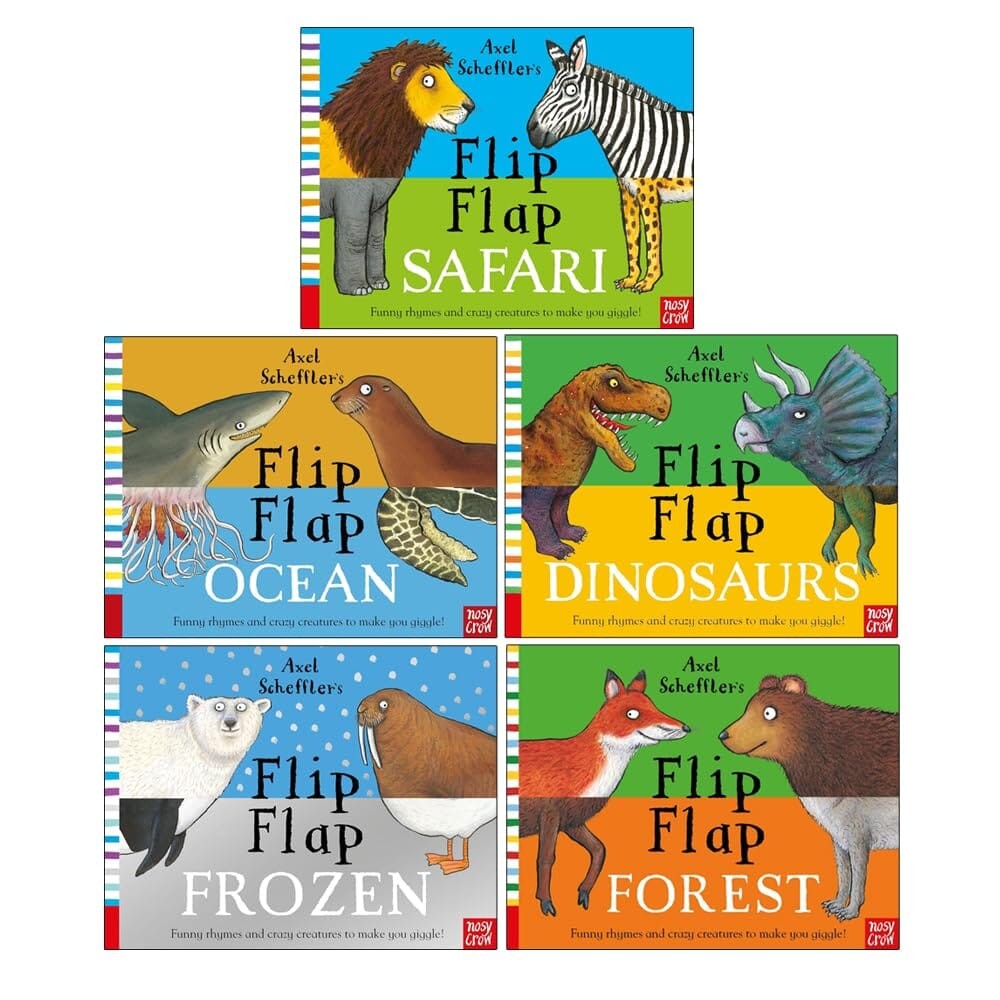Axel Scheffler's Flip Flap Series (Set 2) 5 Books Set - Age 2+ - HB