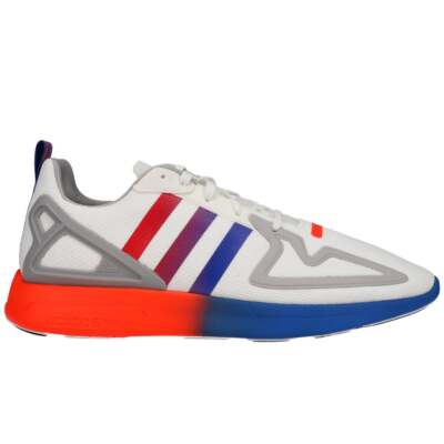 

Adidas Zx 2K Flux Мужские синие, белые кроссовки Повседневная обувь FX2044, Blue;white, adidas Zx 2K Flux