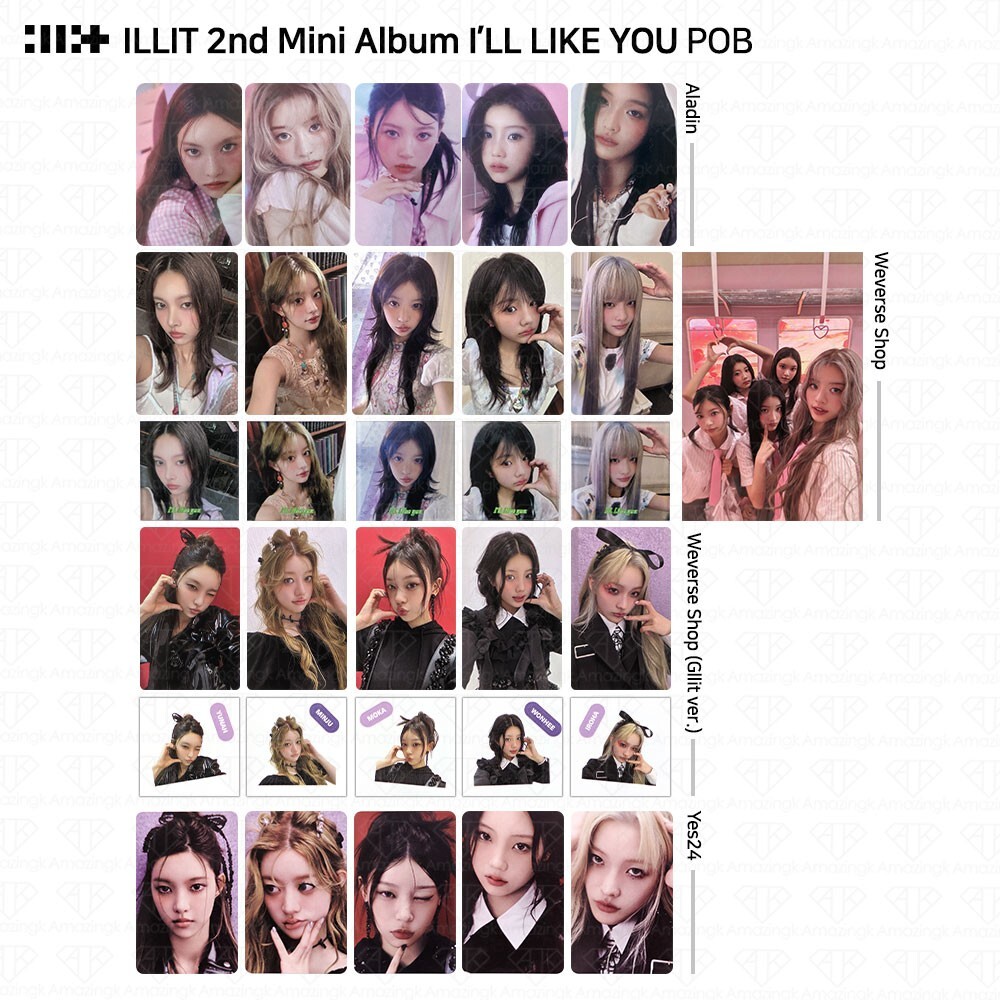 ILLIT 2nd Mini Album I'LL LIKE YOU Aladin Wevers Shop Yes24