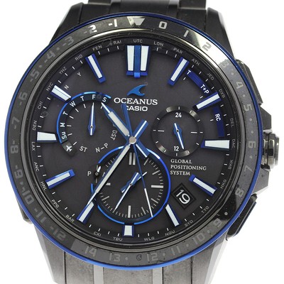 CASIO Oceanus OCW-G1200B-1AJF GPS Solar Powered Radio Men's Watch_803168
