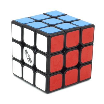 3x3x3 Speed Cube Smooth Magic Cube Puzzle Toy Quicker Black Enhanced 56mm/2.2''