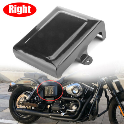 Gloss Black ABS Battery Side Cover For Harley Dyna Low Rider Fat Bob Switchback