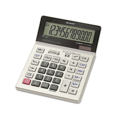 Sharp VX2128V 12-Digit LCD Commercial Desktop Calculator New