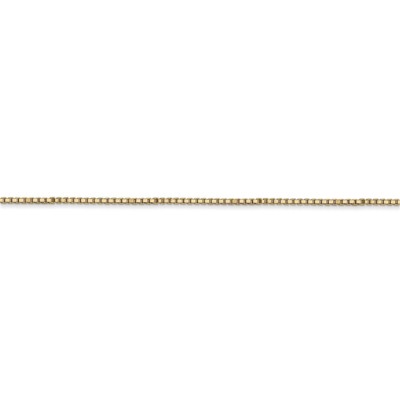 Pre-owned Superdealsforeverything Real 14kt Yellow Gold 1.0mm Box Chain; 30 Inch; Lobster Clasp