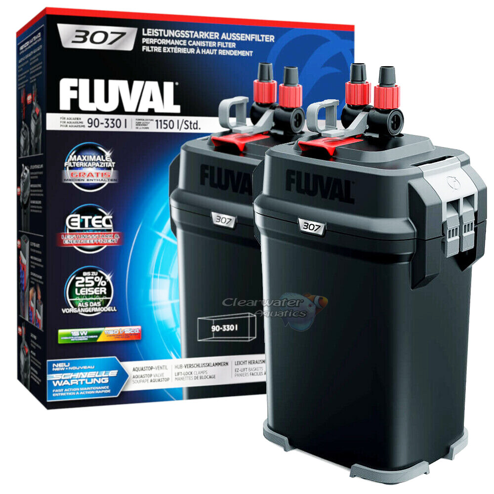 FLUVAL 107 207 307 407 FX4 FX6 EXTERNAL CANNISTER FILTER INC MEDIA FISH TANK eBay