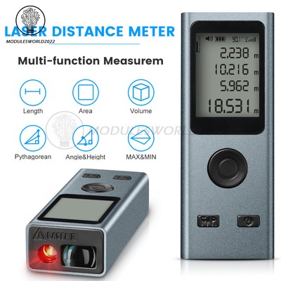 Electronic Laser Finder Protractor Digital Inclinometer Angle Measure Gauge US