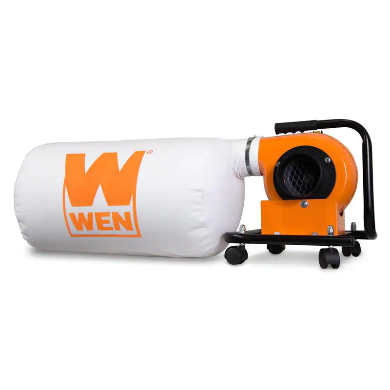 5.7 Amp 660 CFM Rolling Dust Collector with 12 Gal. Bag and Optional Wall Mount