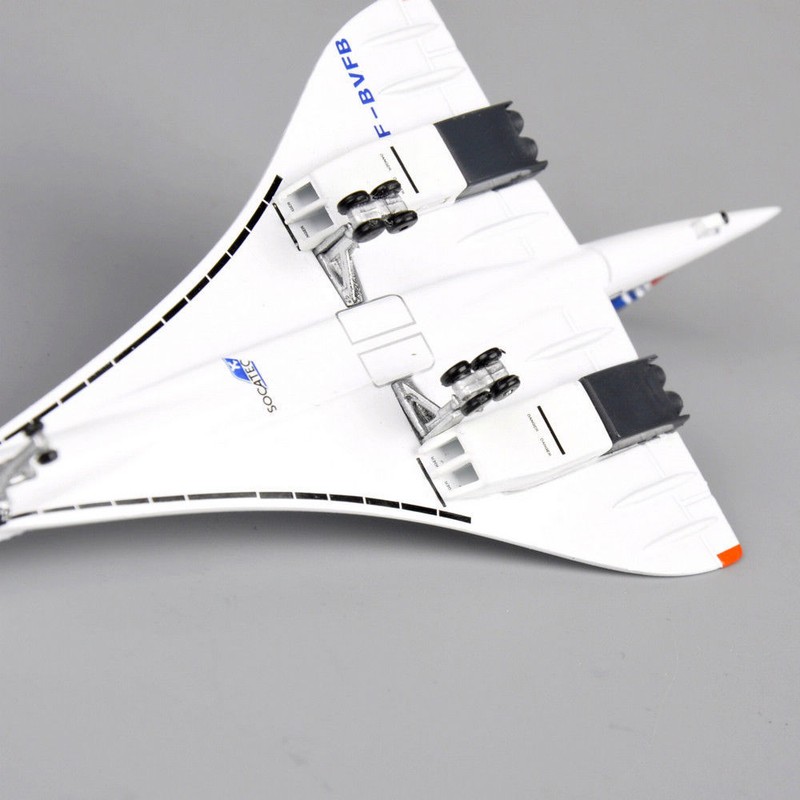 US 1/400 Concorde Airplane Model Air France 1976-2003 Aircraft Toy Diecast Gift