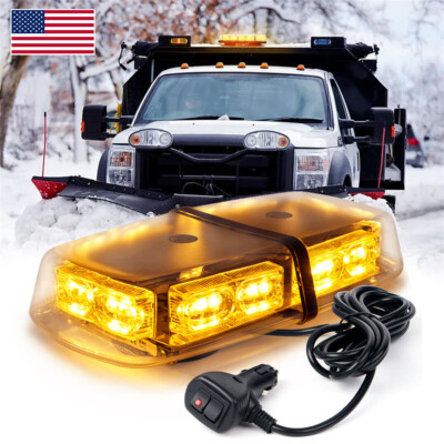 LED Strobe Light Car Truck Rooftop Emergency Safety Warning Flash Beacon Lamp