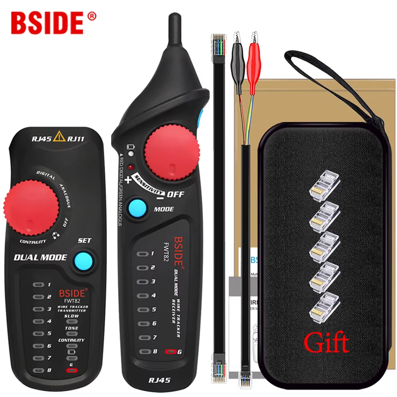 Network Cable Tracker Wire Tester FWT82/81 Professional RJ45 RJ11 Telephone Tone