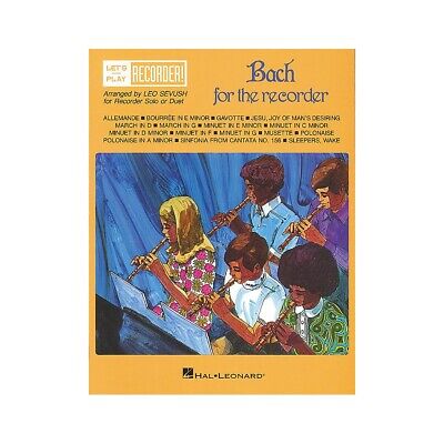 Hal Leonard Bach for the Recorder