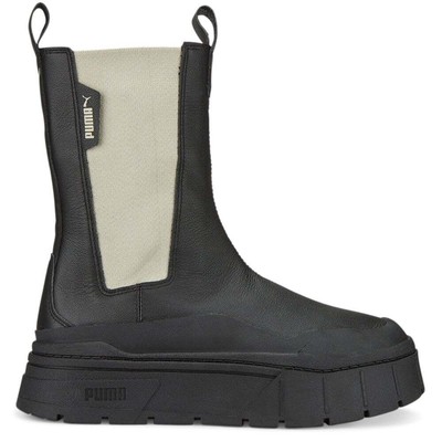 

Женские черные повседневные ботинки Puma Mayze Stack Round Toe Chelsea 38627203, Черный, Puma Mayze Stack Round Toe Chelsea