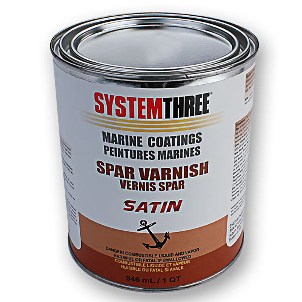 System Three 1855S16 Clear Marine Spar Urethane Varnish ...