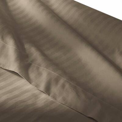 Attached Waterbed Sheets 100% Cotton Stripe Sheet Set For Waterbed Mattresses