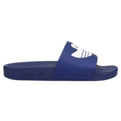 

Adidas Shmoofoil Slide Мужские синие повседневные сандалии H03371, Синий, adidas Shmoofoil Slide