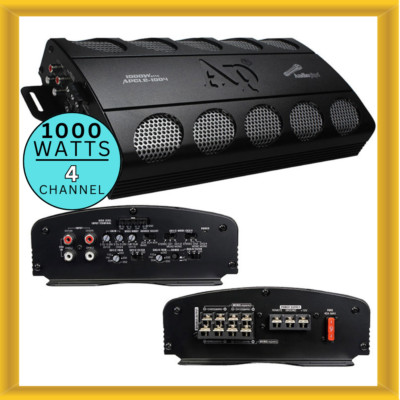 Audiopipe Apcle Series APCLE-1004 Class A/B 4 Channel Car Amplifier 1000 Watts