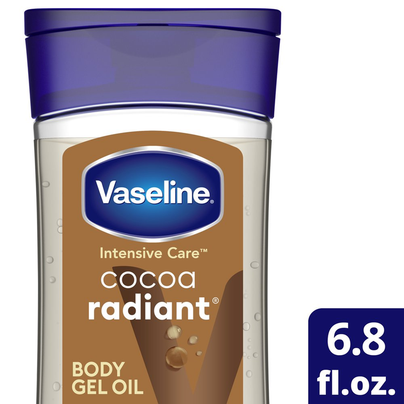 Vaseline Intensive Care Cocoa Radiant for Glowing Skin, 6.8 Oz