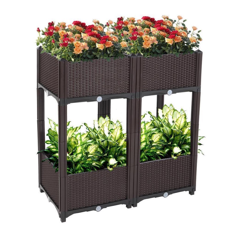 Yard DIY Garden Bed Planting Vegetable Plant Flower Herb Planter