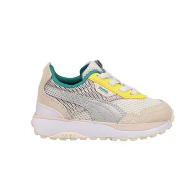 

Кроссовки Puma Cruise Rider Ocean Queen для малышей Off White, Pink, Silver Ca, Puma Cruise Rider Ocean Queen Toddler