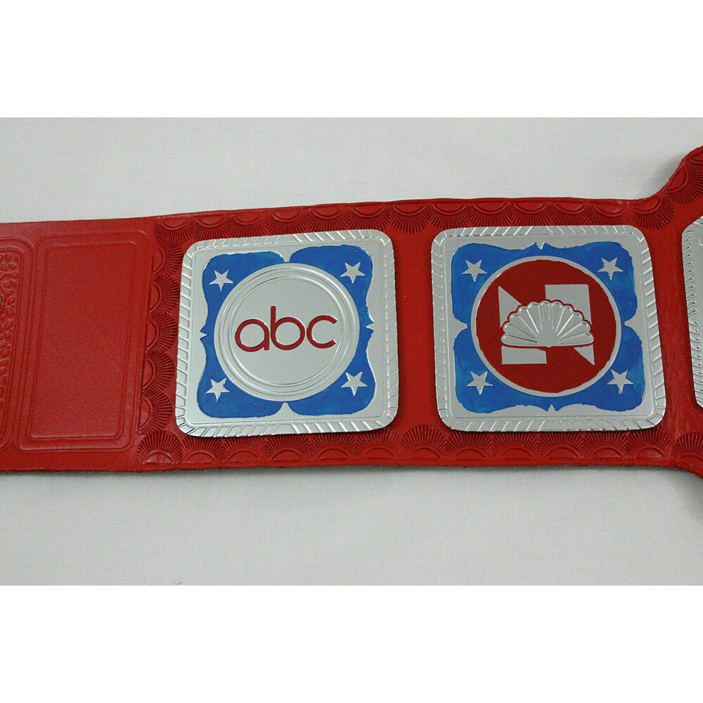NWA TELEVISION WRESTLING CHAMPIONSHIP Replica Title Belt zinc 4mm/2mm Adult Size - Picture 5 of 6