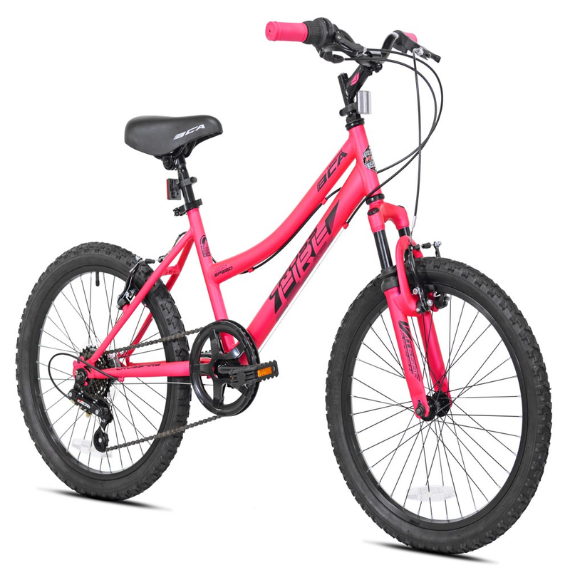Girl Bicycle Mtb Cycling Wheel Pink 8-12 Year Steel Frame
