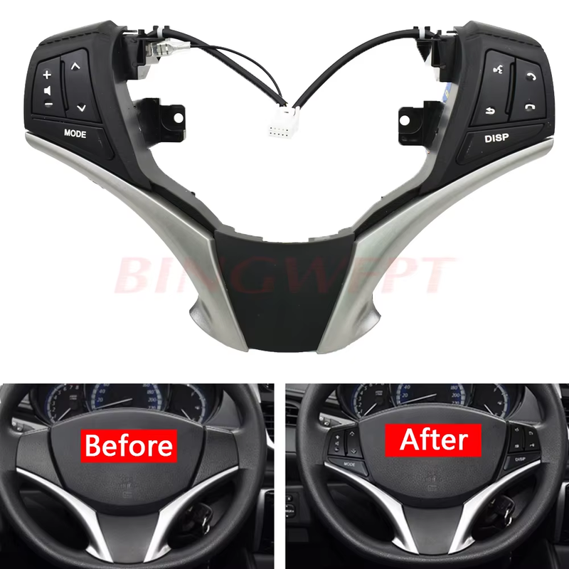 Multifunction Steering Wheel Combination Control Switch With Cables For Toyota Y