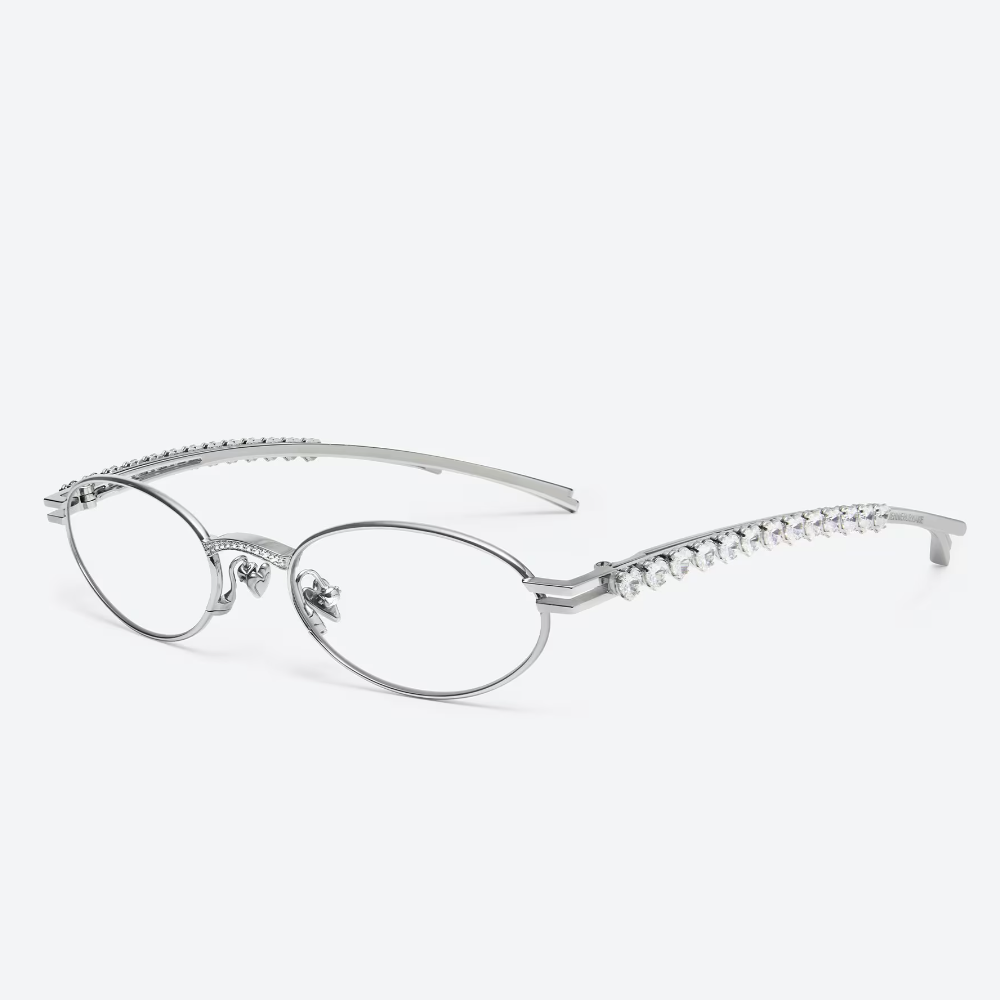 Pre-owned Gentle Monster X Jennie Jentle Salon Barrette 02silver Metal Clear Dstwi61kt3ji