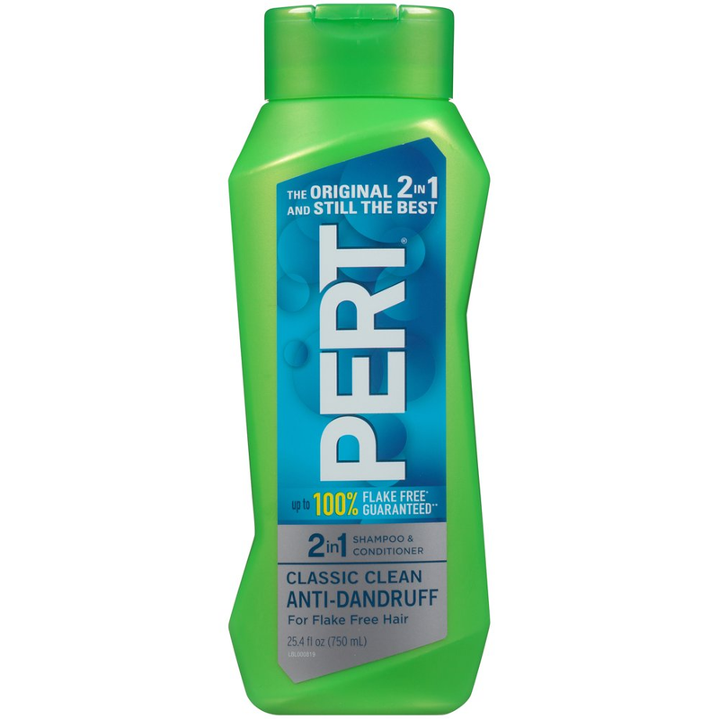 Pert Classic Clean Dandruff Relief 2-In-1 Shampoo plus Conditioner 25.4 Fl Oz