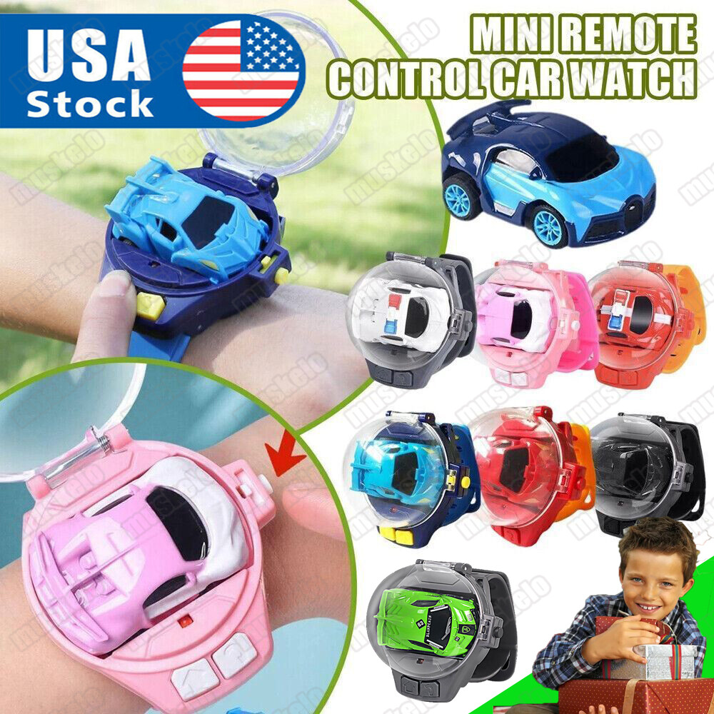 Toy 2.4ghz Remote Control Car Watch Kids Fun Rechargeable Us