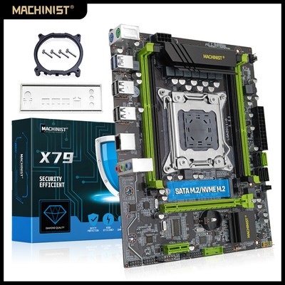 X79 Motherboard LGA 2011 4*DDR3 Dual Channel RAM SATA/NVME M.2 for Xeon E5 V1 V2